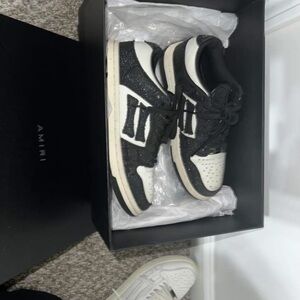 Amiri Black and White Sneakers